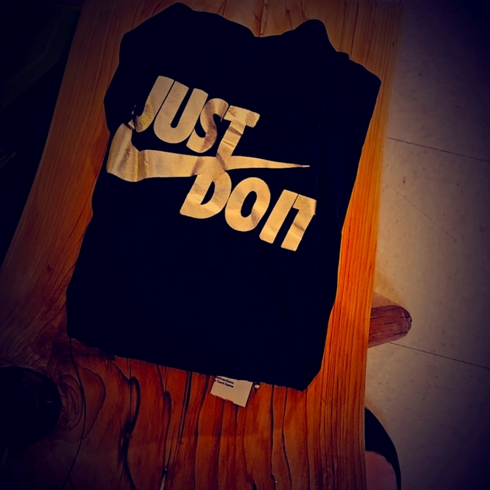 NIKE Long sleeve just do it Tee. Black XL